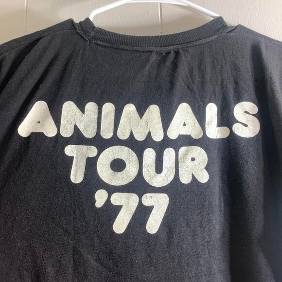 1977 PINK FLOYD Animals Tour double sided single stitch graphic tee shirt L Pig - Picture 7 of 7